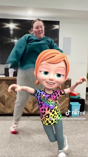 Adley's Dance Party at the Space Station Animation