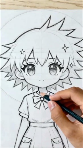 ✏️ Esse desenho Gacha Life em grafite ficou PERFEITO 😱