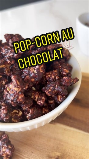 Recette de Popcorn Caramélisé au Chocolat