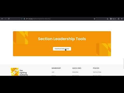 IES Sections | Download Section Roster
