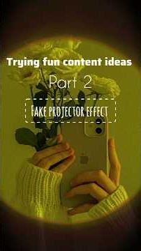 try this fake projector hack rn🌼...#edit #hacks #shortsfeed