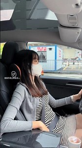 Viral Girl Driving Tesla #viral #trending #tesla