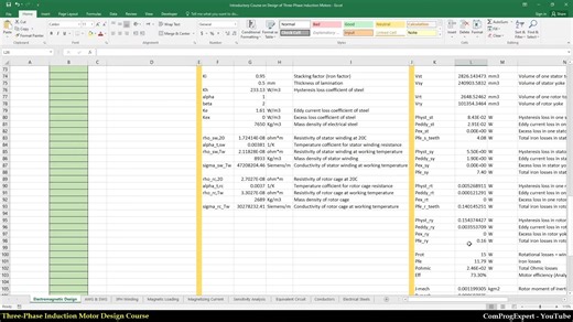 20.Error analysis (3-ph Induction Motor Design Course #20)