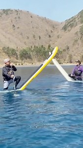 32K views · 316 reactions | Two sports lovers show off their fancy standup paddleboarding skills and perfect balancing abilities at a park lake. This water sport has become a hot summer trend, which sees enthusiasts take to the water to display their moves and maneuvers. #SharedFuture10Years #TheNewSilkRoad #FunChina | China Plus Culture | Facebook