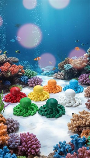 Articulated 3D Printed Octopus - Flexible Fidget Toy - Ocean Animal Gift for Kids & Adults (digital Download) - Etsy