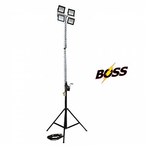 14 Foot LED Portable Light Tower - BossLTR