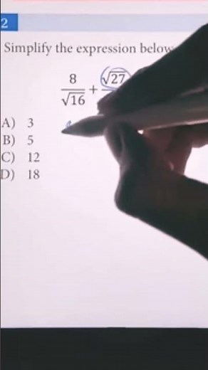 Simplifying the math problems | mathematics