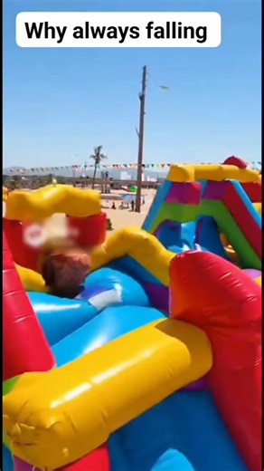 inflatable park gone wrong #funny #viral