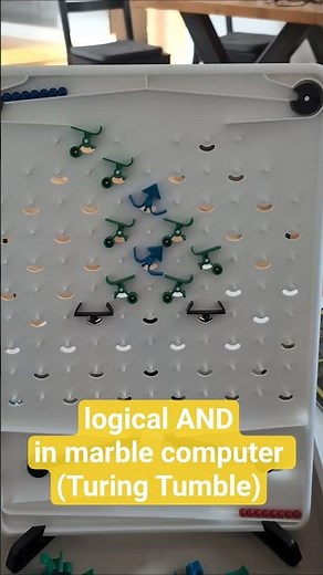 Turing Tumble (building marble-powered computers): logical AND