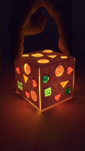 Paper Lamp Making at Home | Paper Lantern Tutorial Very Easy | DIY Festival Decoration ideas