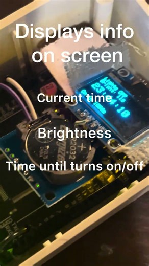 Christmas light RTC control box #arduino #christmas #electronic #diy