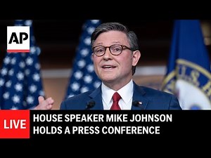 LIVE: Mike Johnson speaks as Senate work continues on bill to end government shutdown