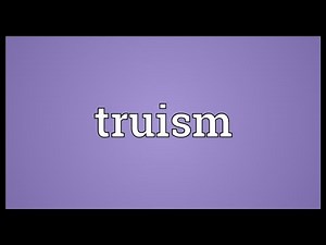 Truism Meaning