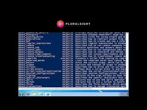 The Help Feature in Windows PowerShell