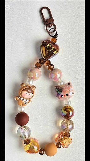 DIY Brown Keychain 🤎💫✨️#shortsvideo #shortvideo #shorts #short #art #diy #craft #crafts #handmade