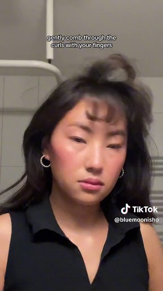 How to achieve volume in your bangs #hairstyle #volumebangs #bangstutorial #bangstutorialstyling