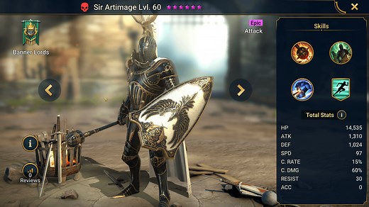 Sir Artimage - HellHades - Raid Shadow Legends