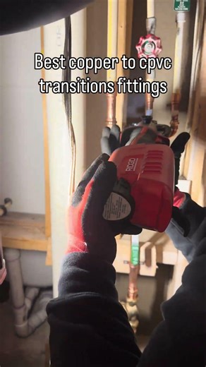 Our favorite copper to cpvc transitions fitting! Easy to transition from ‪@ViegaLLC‬ to cpvc #plumbing