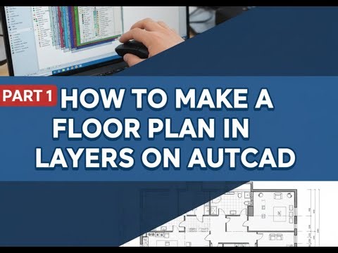 How to Create a Floor Plan with Layers in AutoCAD | Part 1 | #autocad #trending #foryou