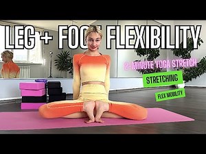 Yoga Exercises for Leg & Foot Flexibility | Daily Stretch Routine for Splits & Mobility (4K)