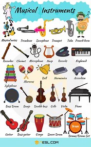 Musical Instrument Names! | 7ESL Fun English