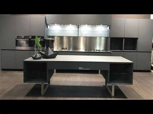 Modern gray kitchen cabinets beat monotony with style