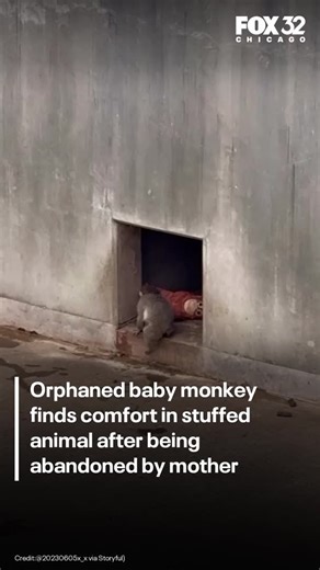 Huge lines are forming outside a small zoo in Japan, all for one tiny monkey and the stuffed animal he refuses to let go of. DETAILS⬇️ | Fox 32 Chicago