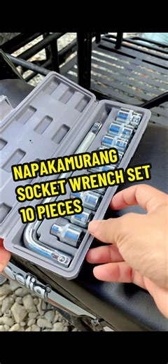 Napakamura lang pala nitong Socket Wrench Set dito sa tiktok shop 🔧🔩✨ #socketwrenchset #socketwrench #wrenchsocket #tooltips #tools