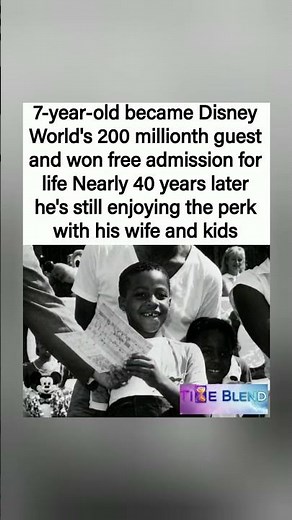 🏰♥️ 1985: 200 millionth guest Free Disney for life Still going ✨#DisneyMagic #movie #Viral #Shorts
