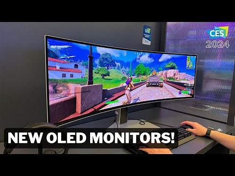 CES 2024 - Hands On With Samsung's New Gaming Monitors