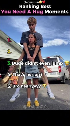Ranking Best You Need A Hug Moments #shortsviral #funny #couples #tiktokviral