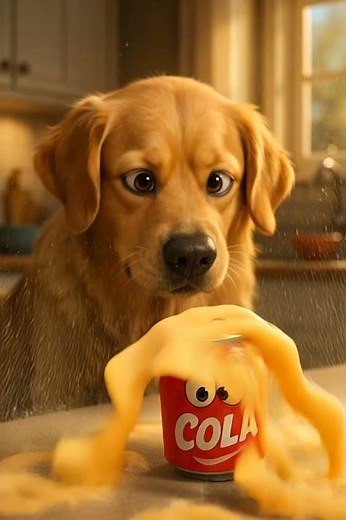 Dog Tries Soda… Instant Explosion! 🐶🥤😂