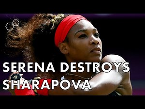 SERENA WILLIAMS DESTROYS MARIA SHARAPOVA | 2012 London Olympics Finals | HIGHLIGHTS
