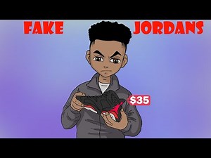Wearing Fake Jordans To School