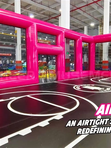 🏀 Cheer Amusement® Air Court | An Airtight Sports Court Redefining Active Play Traditional soft mats are often heavy, costly, and difficult to install. Air Court offers a smarter, lighter, and more flexible flooring solution designed for modern sports and playground spaces. Built with advanced drop-stitch air track technology, Air Court delivers excellent stability and performance while remaining easy to transport and quick to install. 🚚⚡ Design options are fully customizable — from full-surfa