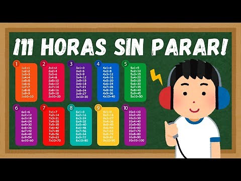 Tablas del 1 al 10 Repetidas por 11 Horas | El Video MÁS Largo y Completo para Memorizar 📚