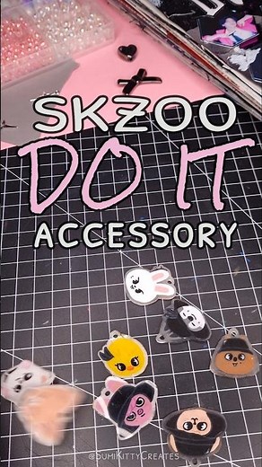 SKZOO DO IT Charms Stray Kids DIY 🩶🩷 #DO_IT #skz #straykids #kpopdiy #kpop #skzoo #journal