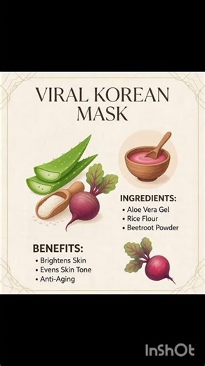 DIY Viral Korean Mask || #facemask #korean #koreanskincare #brightskin