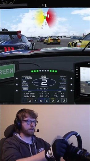 T1 Crashout☠️ #LMU #mustang #sebring #ford #moza #simracing #simlab #racing