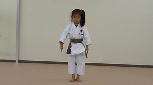 Mahiro (7-year-old-girl) performing Kanku-Dai | Fudoshin Shotokan Karate