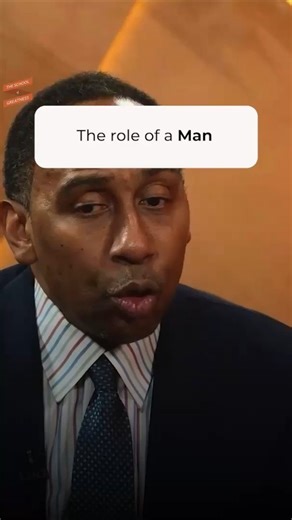 178K views · 7.4K reactions | Stephen A. Smith reflects that a man’s role is to lead with integrity, show up with consistency, and create safety without domination. | Lewis Howes | Facebook