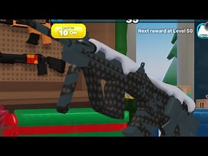Showcasing the gingerbread aug in Roblox rivals