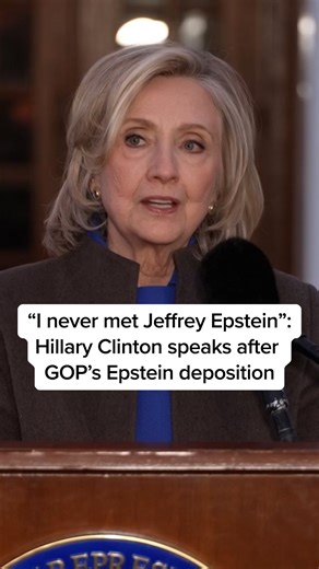 “I did not know Jeffrey Epstein. I never went to his island. I never went to his homes. I never went to his offices. So it’s on the record numerous times.” Following a closed-door deposition on the Epstein files, former Secretary of State Hillary Clinton reiterated her opening statement, maintaining that she did not know Jeffrey Epstein and only knew Ghislaine Maxwell “casually, as an acquaintance,” and addressed questions raised during the deposition. #news #epstein #hillaryclinton | MS NOW