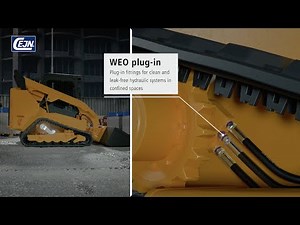Quick couplings for construction machines - WEO plug-in fittings | CEJN