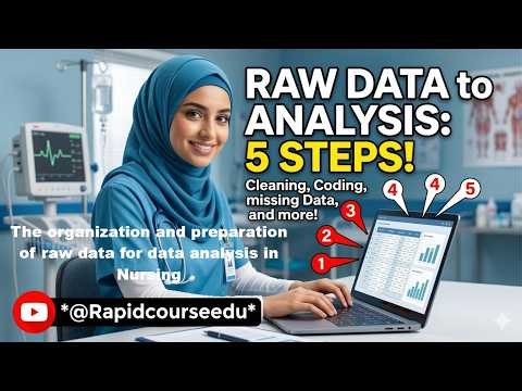 Explain the organization and preparation of raw data for data analysis. E 111