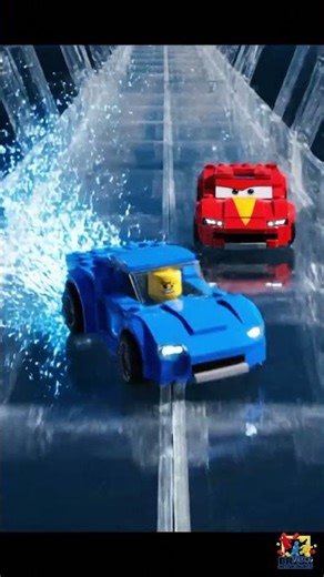 LEGO Car Race | Red vs Blue Showdown | Cinematic Shorts