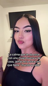 La calma que te da una mujer de casa — frase y significado
