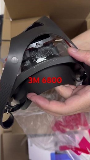 3M 6800 Full Face Respirator Mask with Chemical Filters Now Available#3m #mask #3M6800