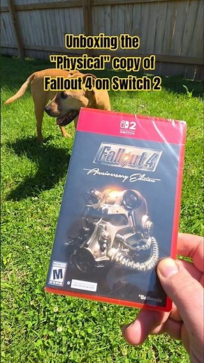Unboxing the "Physical" -code in the box- version of Fallout 4 on the Switch 2 #Fallout