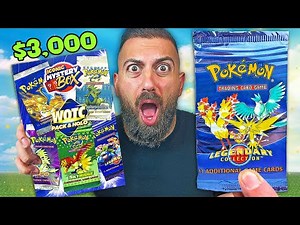 These $3,000 Boxes ONLY Have VINTAGE PACKS Inside!